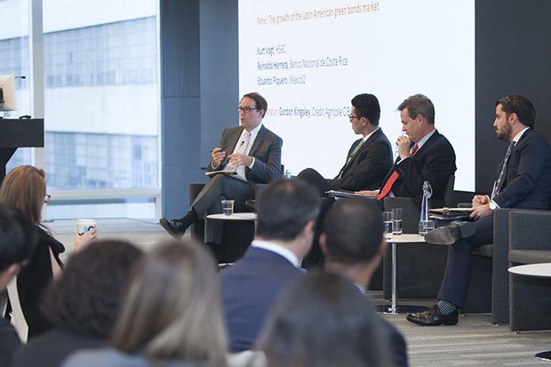 L - R: Gordon Kingsley, Credit Agricole CIB; Reinaldo Herrera, Banco Nacional de Costa Rica; Kurt Vogt, HSBC; Eduardo Piquero, Mexico2